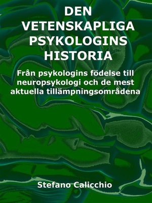 cover image of Den vetenskapliga psykologins historia